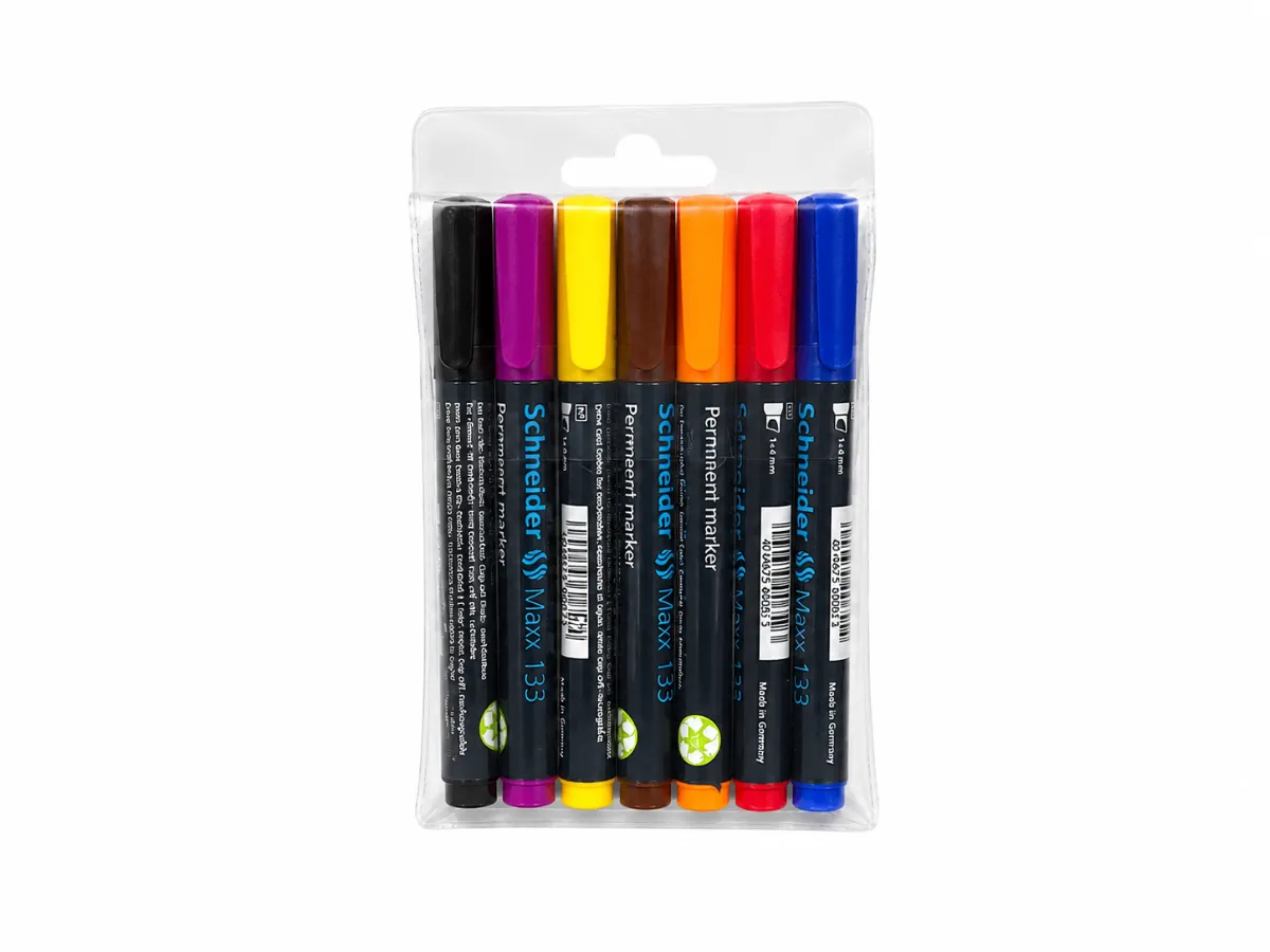 علبة اقلام فلوماستر دائم Schneider Maxx 133