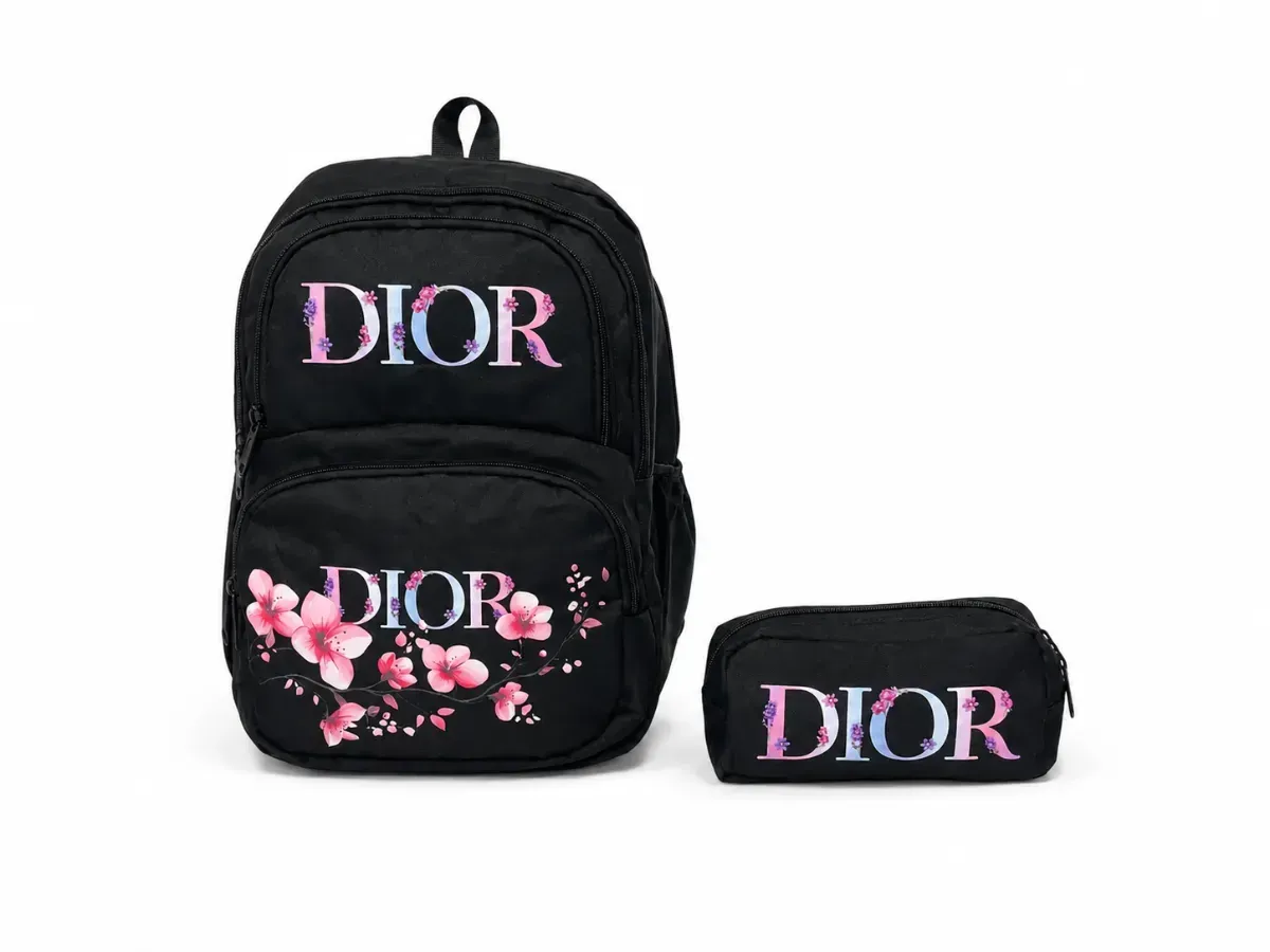 طقم حقيبة مدرسية ومقلمةDIOR 2