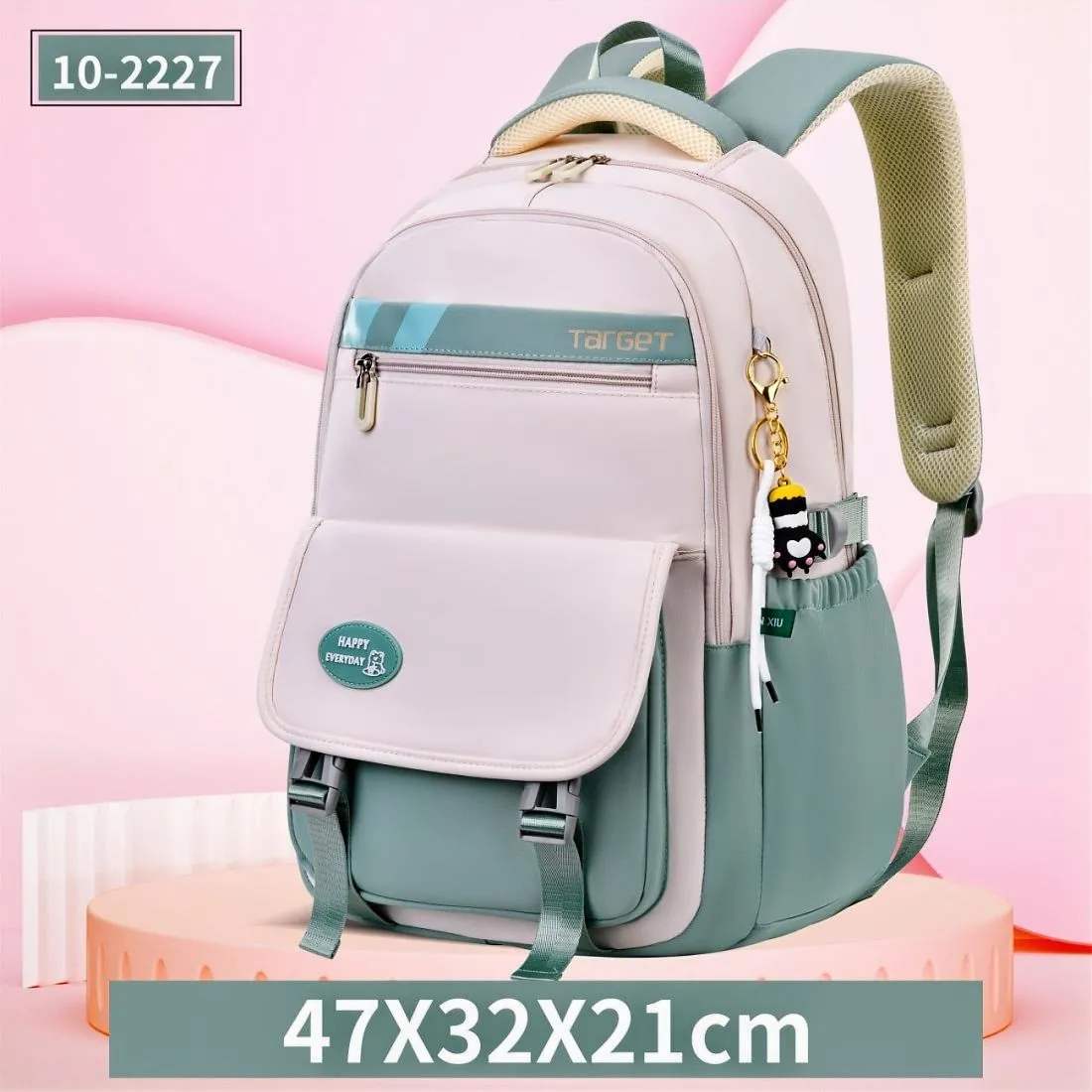 حقائب ظهر مدرسية TarGeT بتصميم المربعات الملونة 2